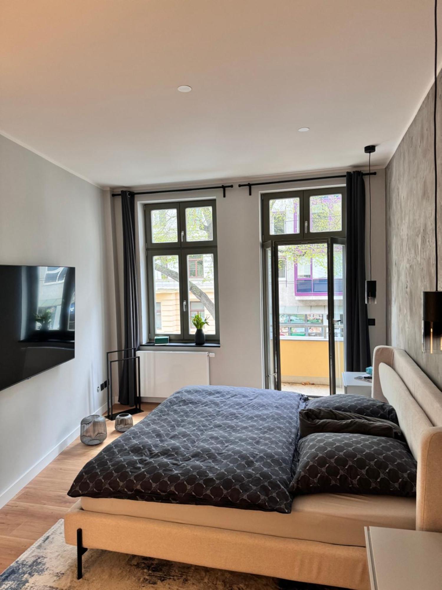 Premium Apartment In Magdeburg Stadtfeld Ost Mit 2 Schlafzimmern & Stellplatz Exterior foto